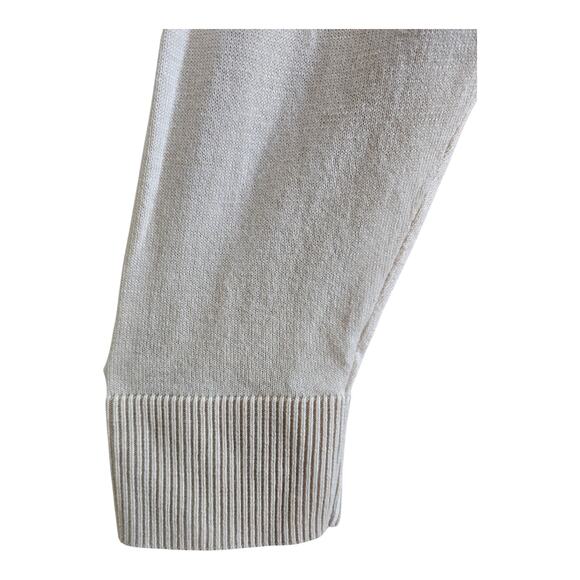 OLD NAVY Women XXL Cardigan Sweater Cream Black Sequin Dots Cotton Blend 48" NEW - Picture 6 of 9